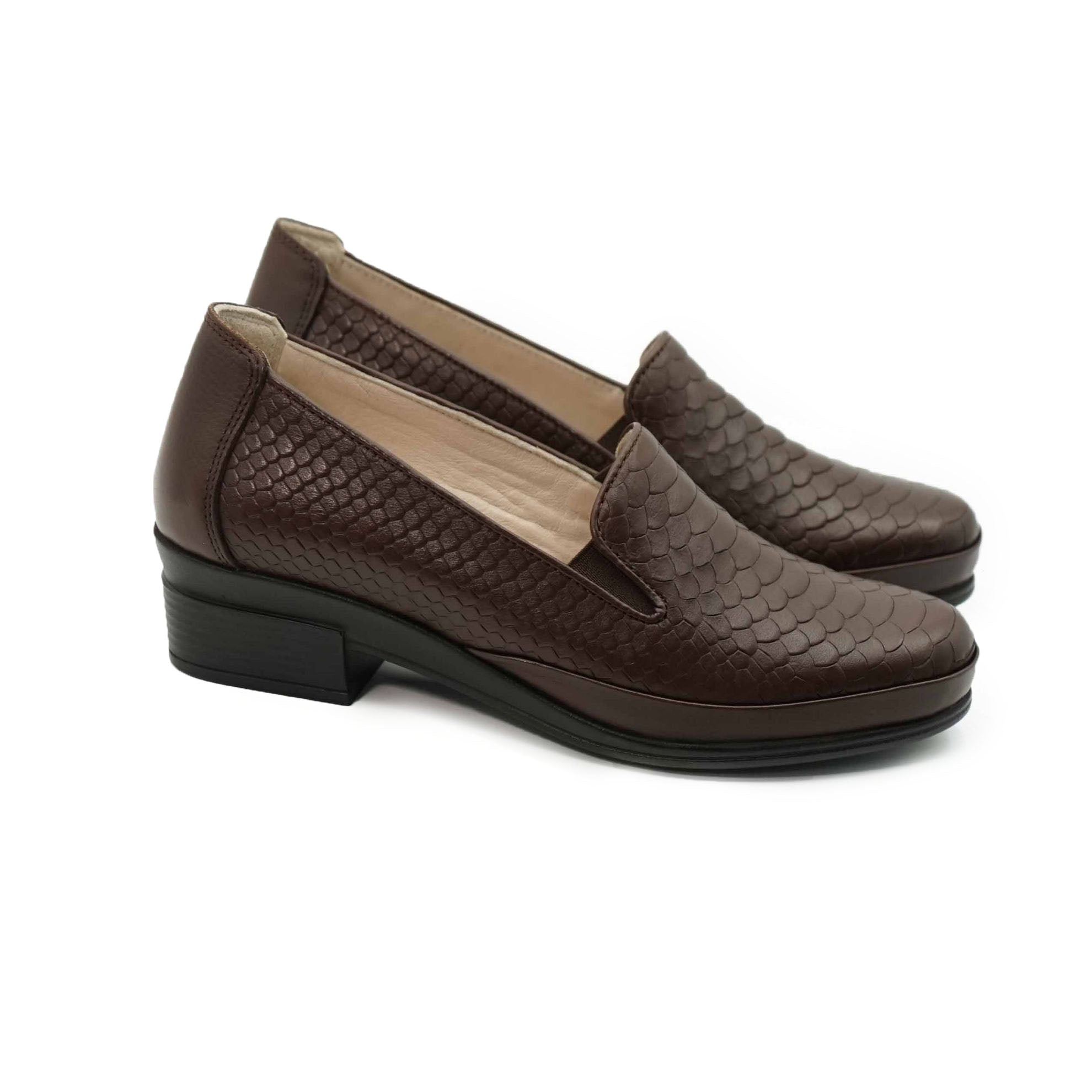Pantofi Dama Eleganti Din Piele Naturala 1220 Maro