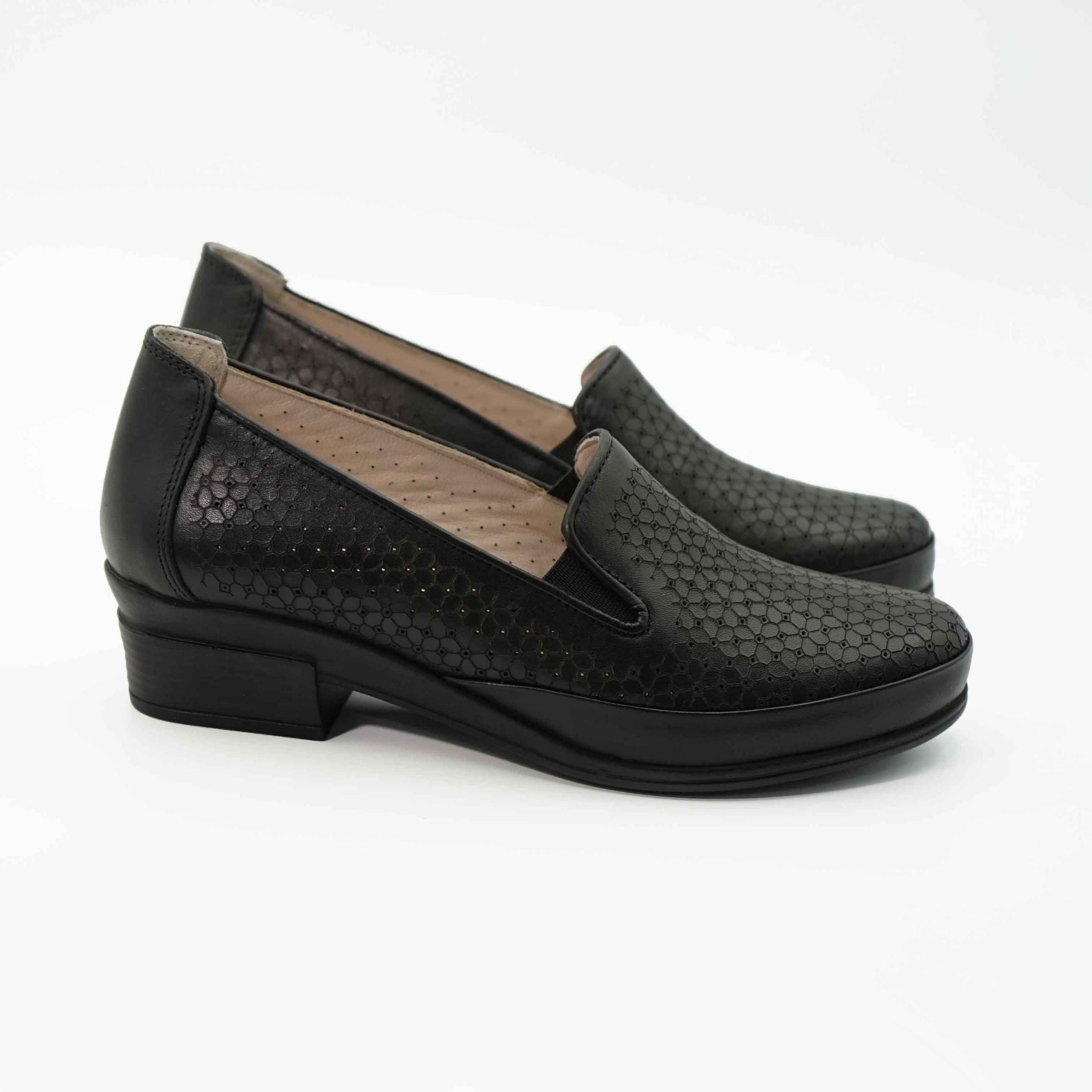 Pantofi Dama Eleganti Din Piele Naturala 1220 Negru