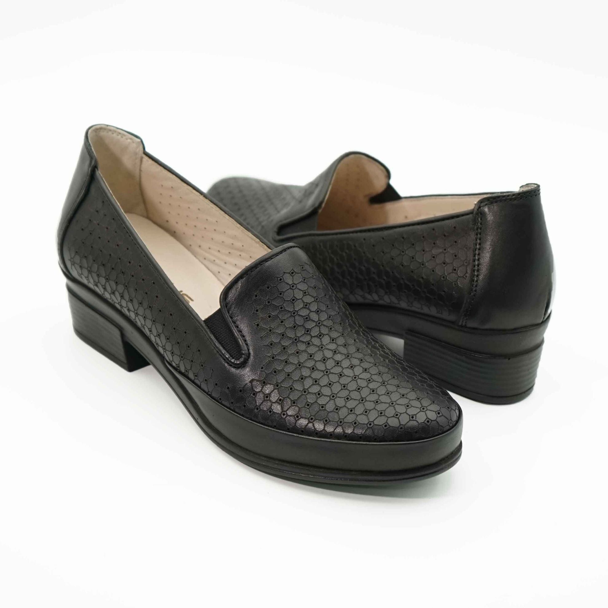 Pantofi Dama Eleganti Din Piele Naturala 1220 Negru
