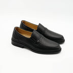 Mocasini Barbati Din Piele Naturala Cu Elastic Cod 3509 Negru