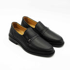 Mocasini Barbati Din Piele Naturala Cu Elastic Cod 3509 Negru
