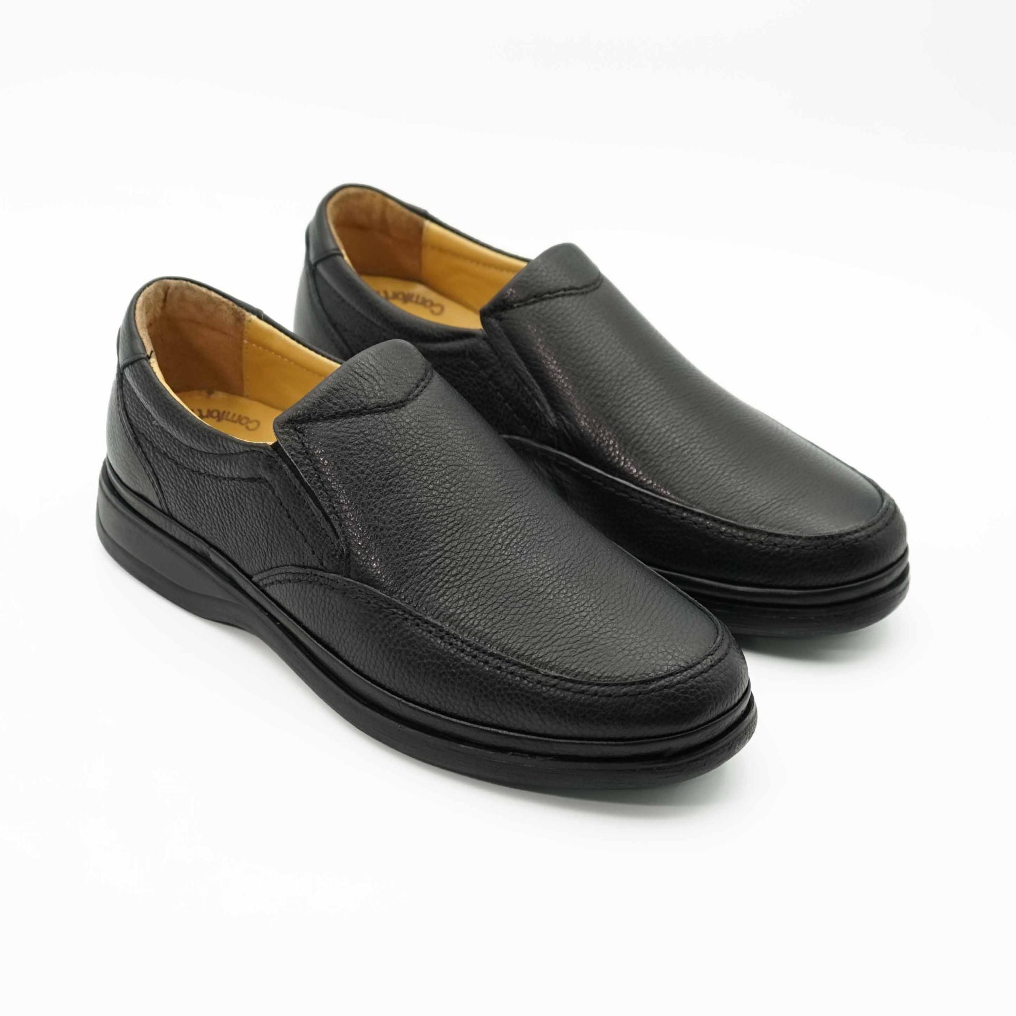 Pantofi 5J13 Clasicil Din Piele Naturala Culoare Neagra