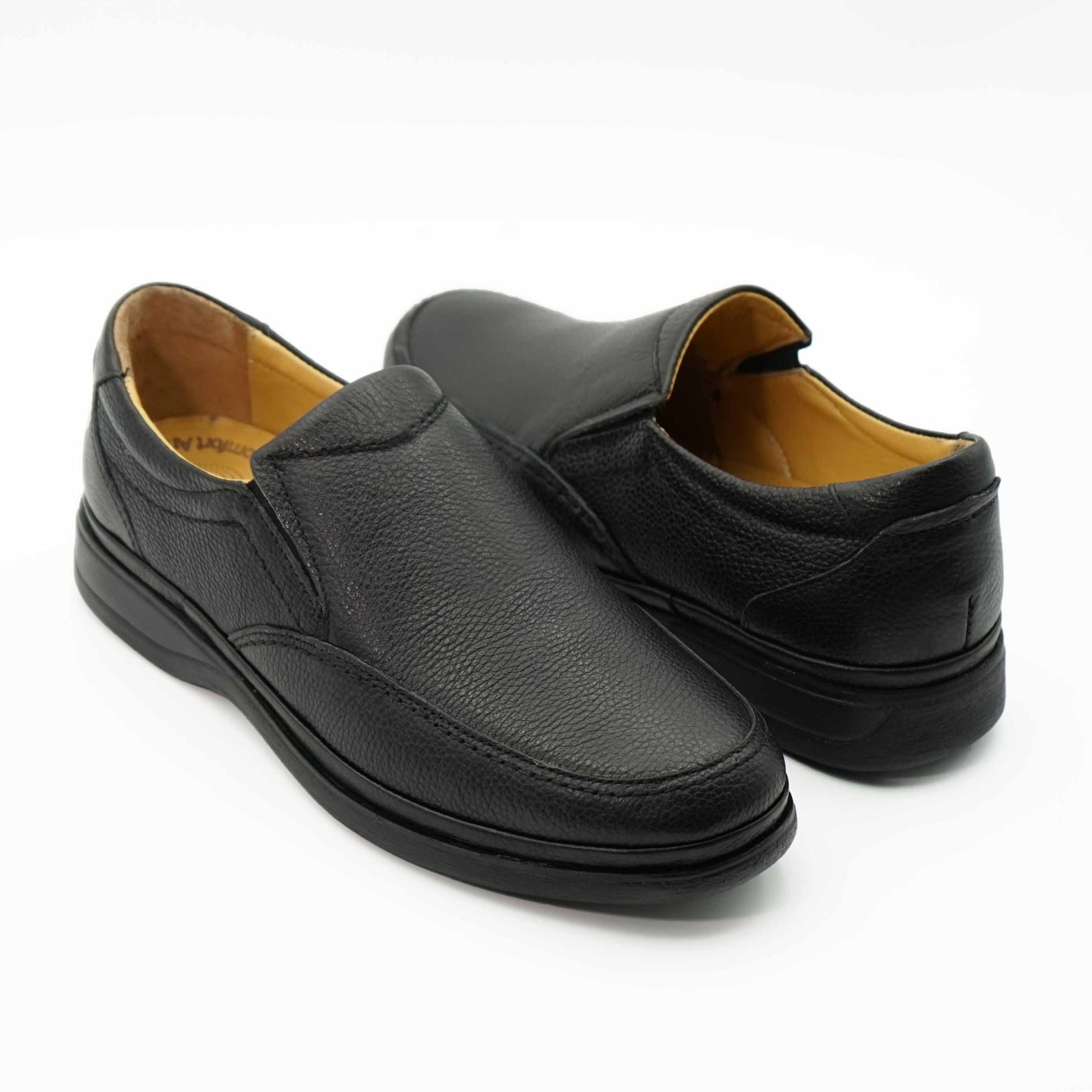 Pantofi 5J13 Clasicil Din Piele Naturala Culoare Neagra