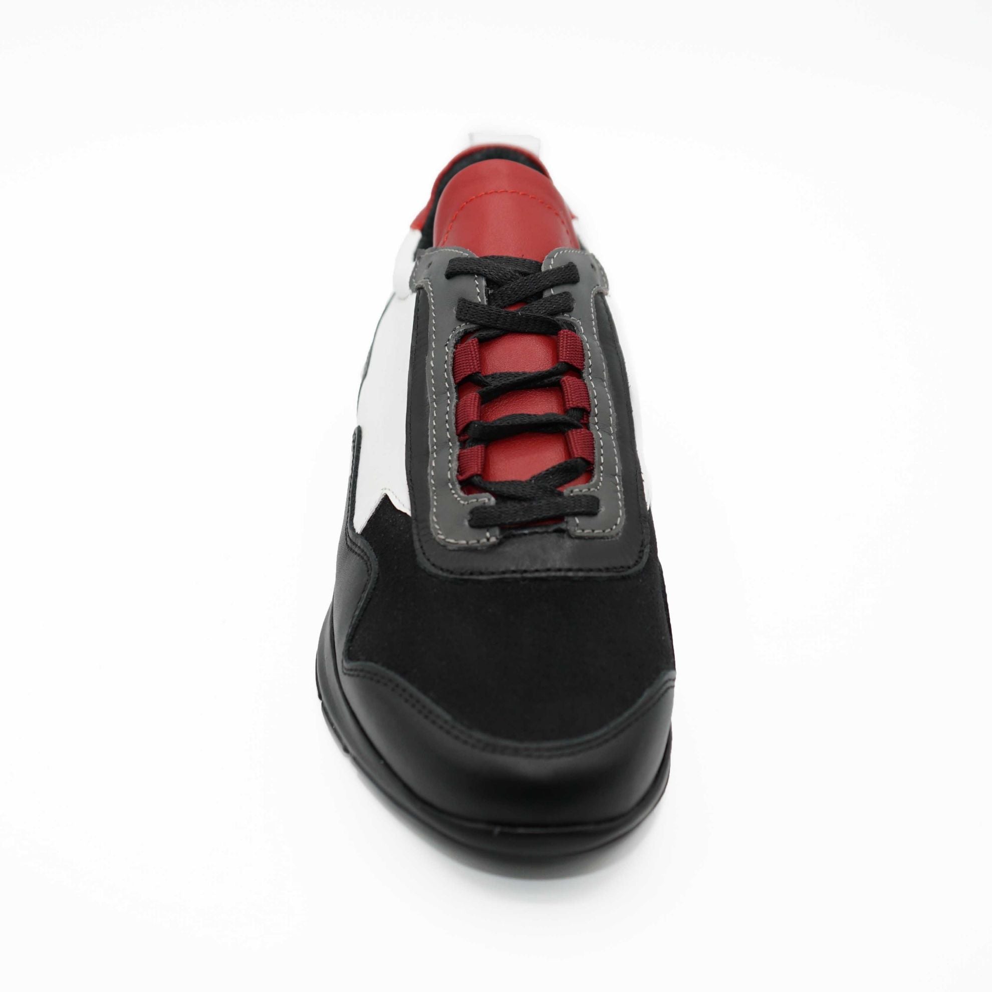 Pantofi Sport Barbati Piele Naturala 467 Multicolor Talpa Neagra