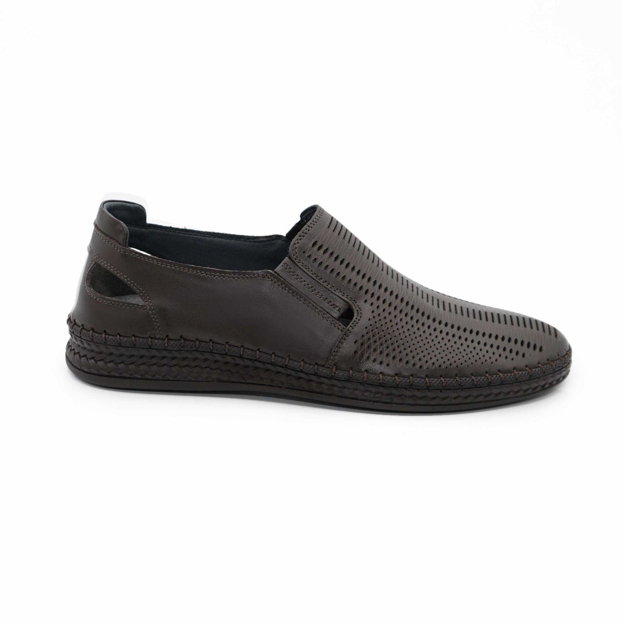 Mocasini Barbati Piele Naturala 662 Maro Inchis