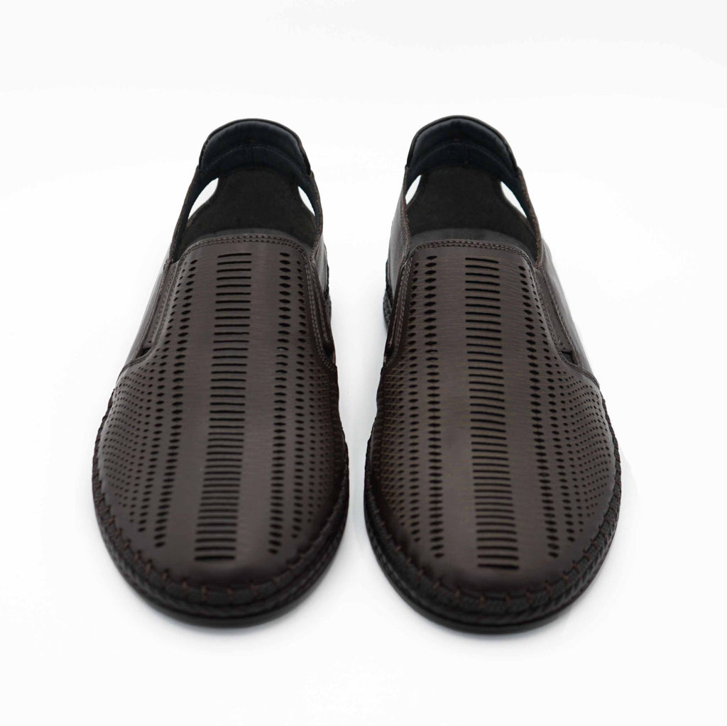 Mocasini Barbati Piele Naturala 662 Maro Inchis