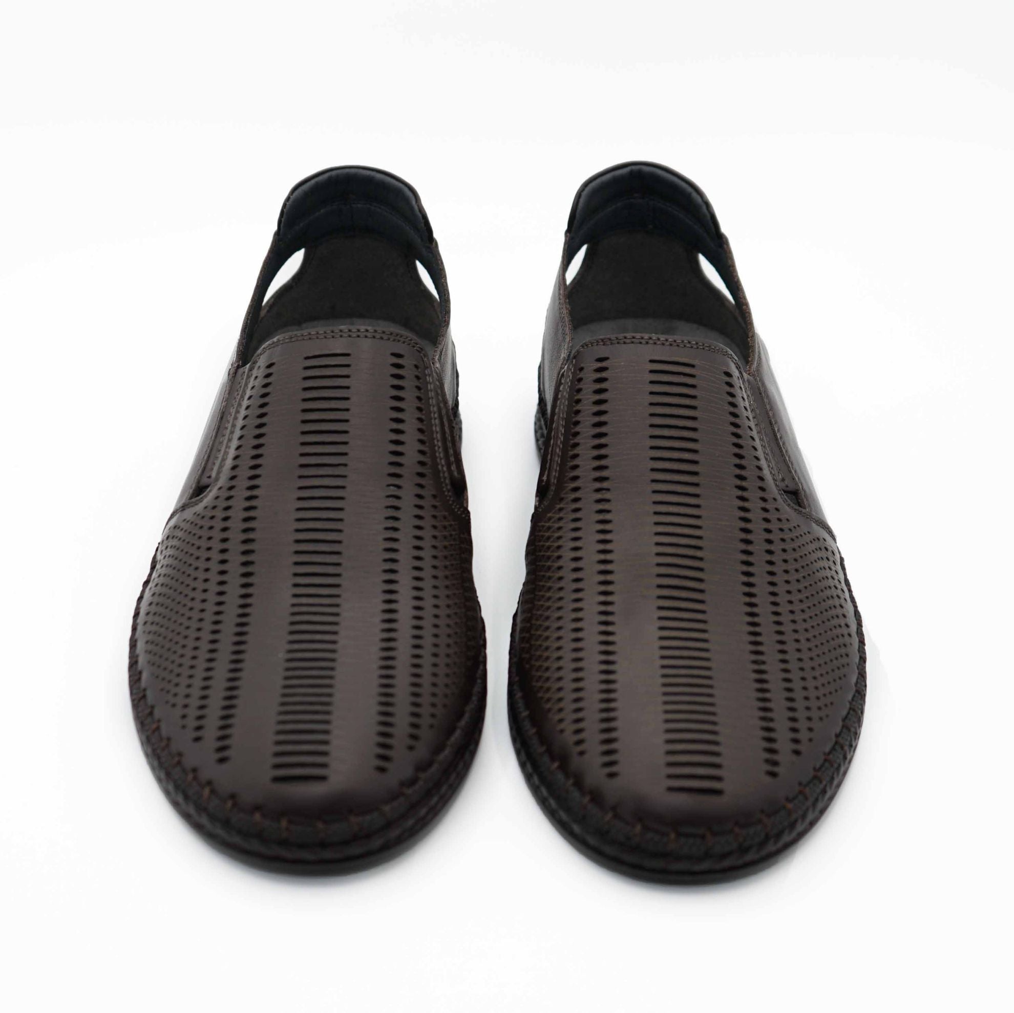 Mocasini Barbati Piele Naturala 662 Maro Inchis