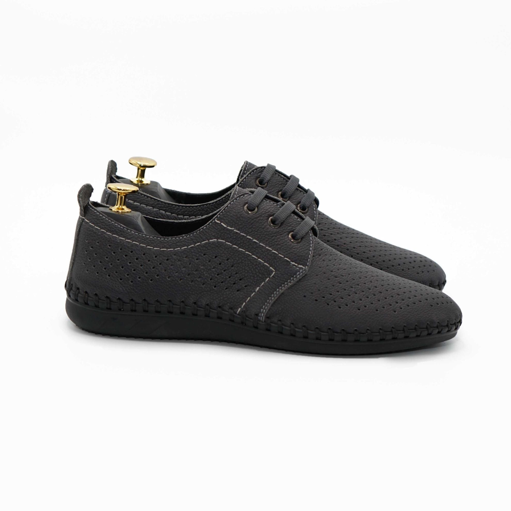 Pantofi Casual Barbati Piele Naturala 650 Bej Inchis