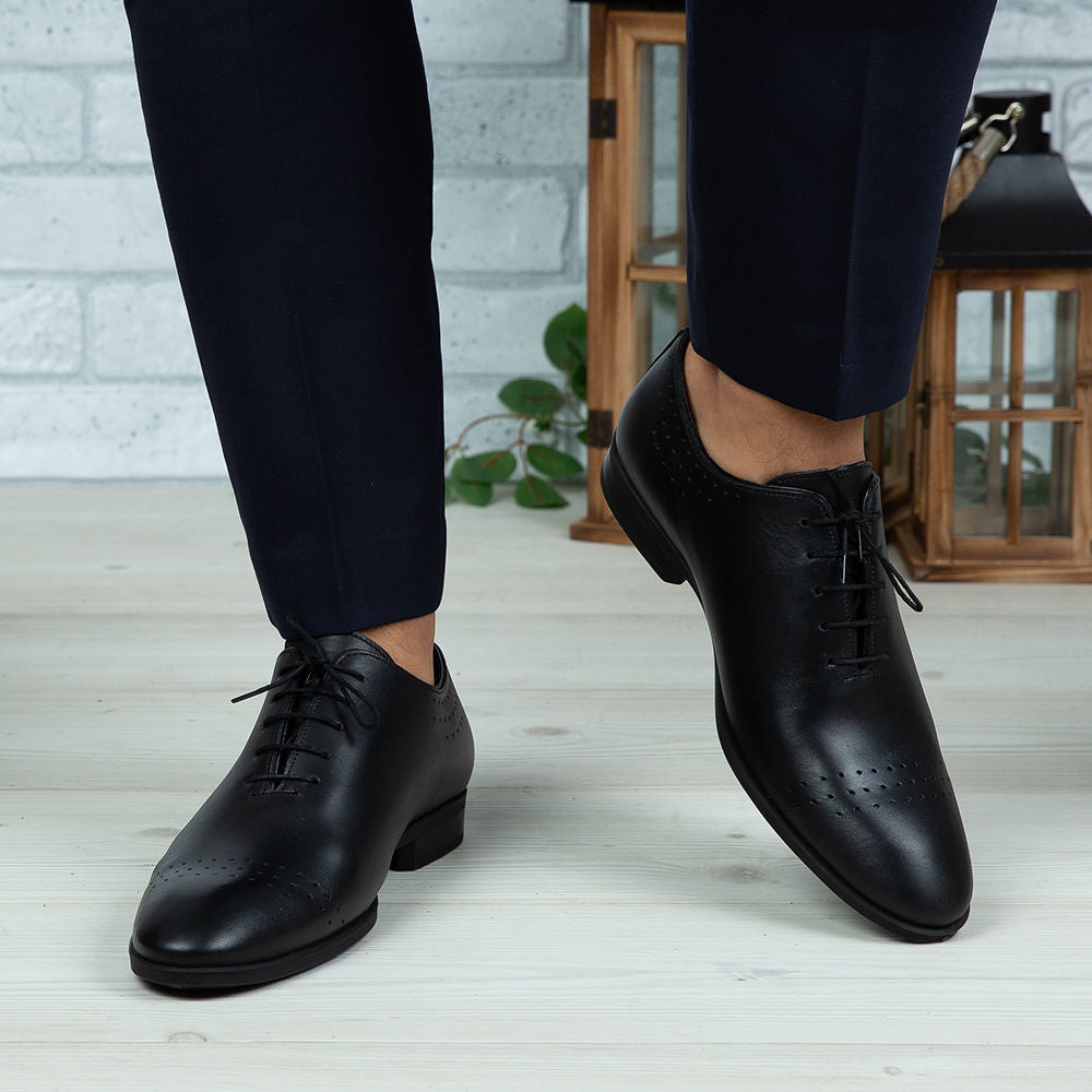 Pantofi Eleganti Barbati Din Piele Naturala O24 Negru