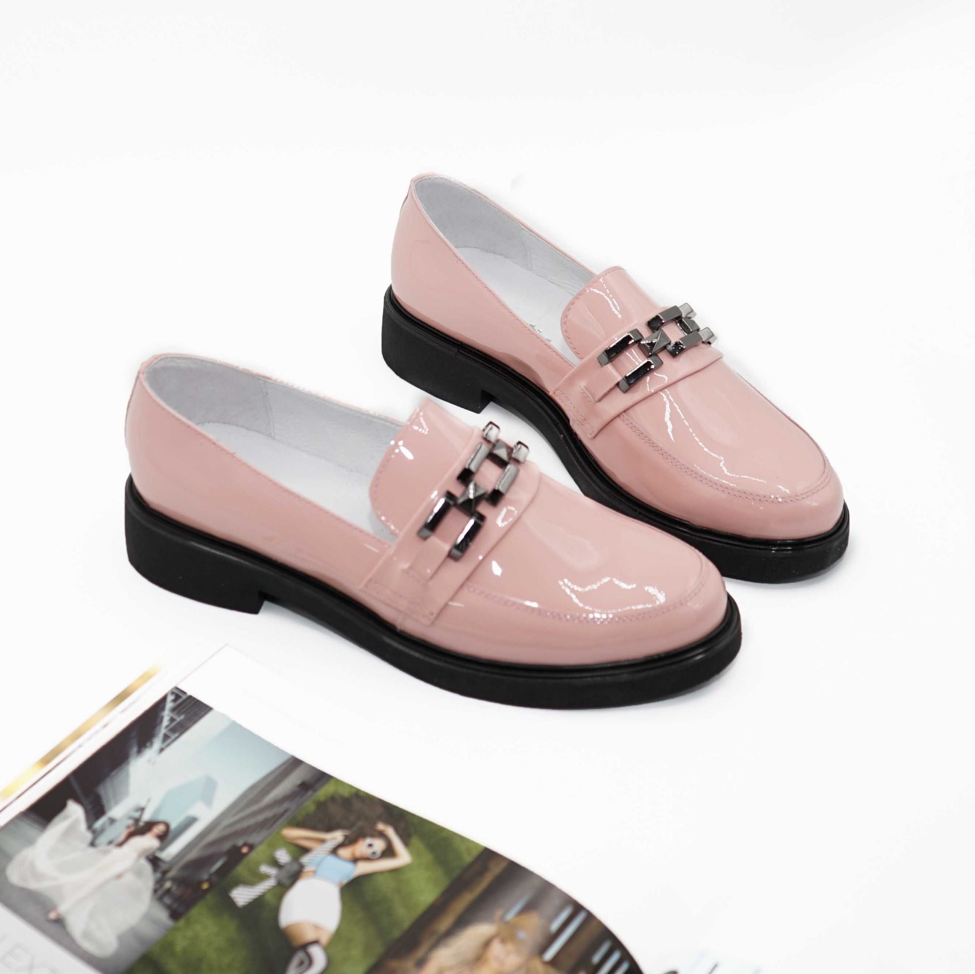 Mocasini Dama Din Piele Naturala Culoare Nud 149
