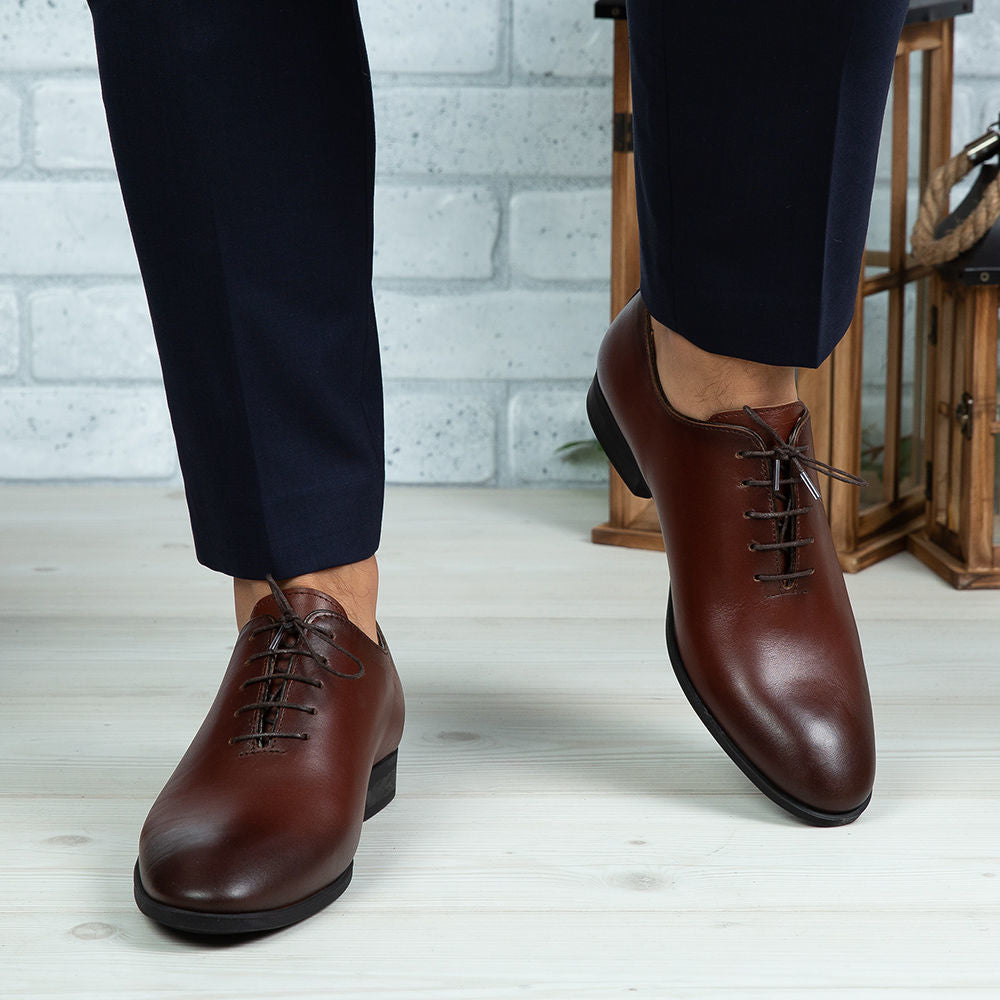 Pantofi Eleganti Barbati Din Piele Naturala O25 Maro