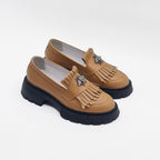 Mocasini Dama Maro Camel Din Piele Naturala 131 Tn
