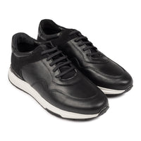 Pantofi Sport Barbati Piele Naturala 462 Negru