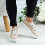 Pantofi Dama Piele Naturala 137 Bej Deschis