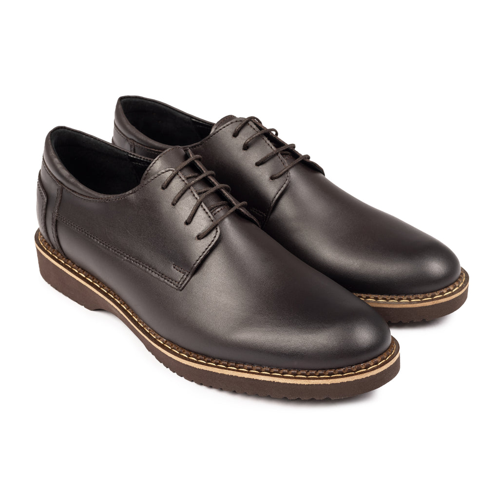 Pantofi Casual Barbati Piele Naturala 559 Maro Inchis