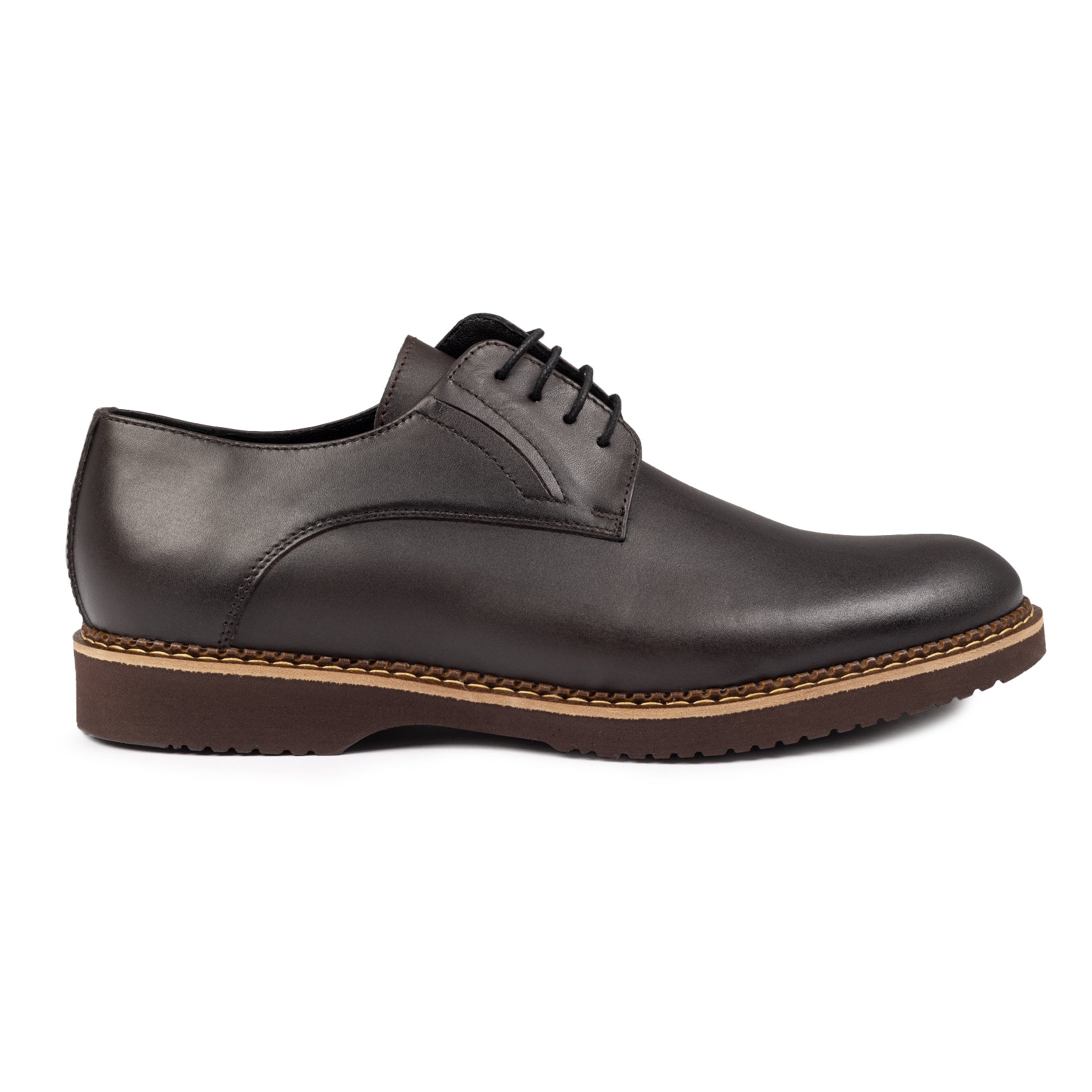 Pantofi Casual Barbati Piele Naturala 559 Maro Inchis