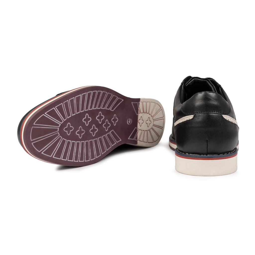 Pantofi Sport Barbati Piele Naturala 401 T 402 Negru