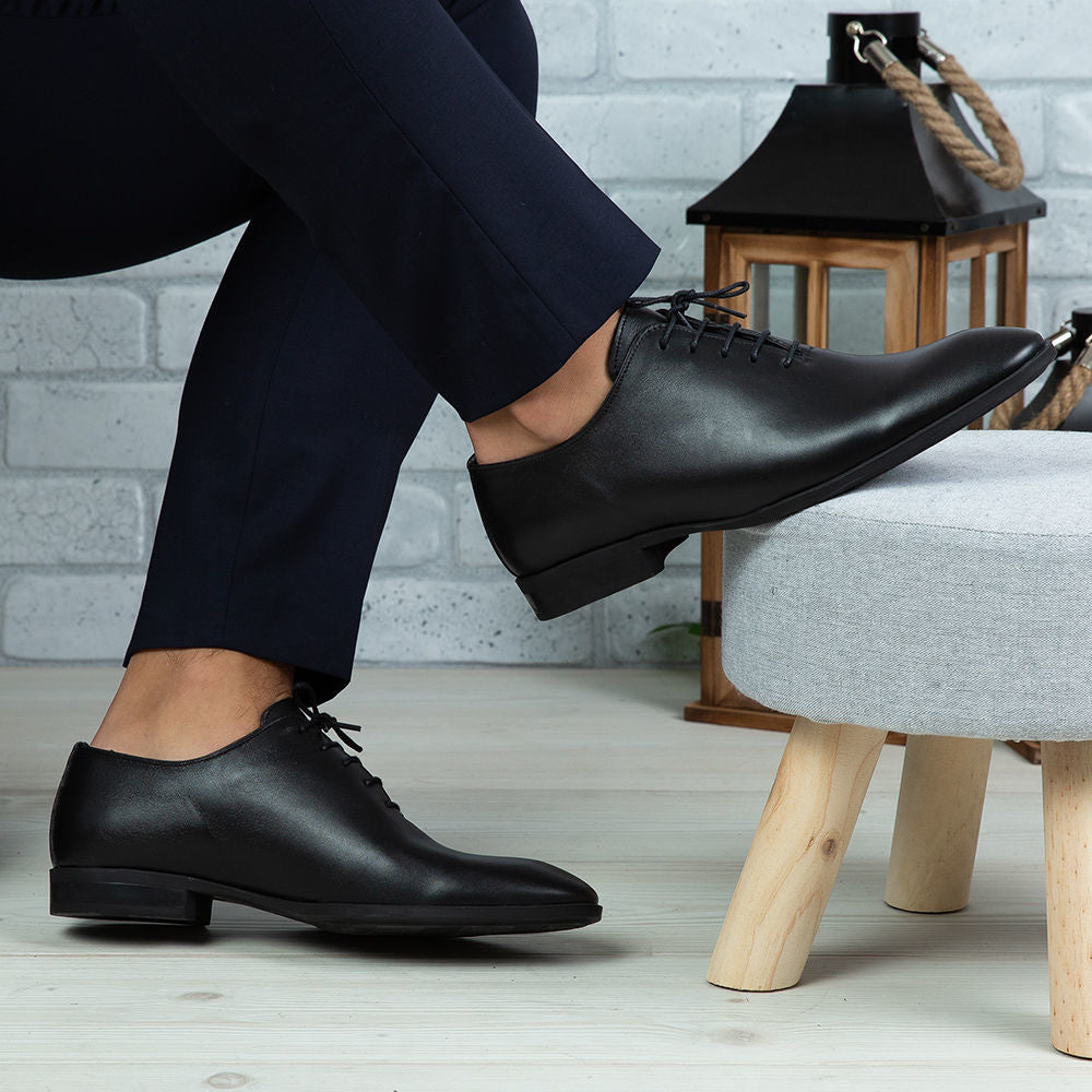 Pantofi Eleganti Barbati Din Piele Naturala O25 Negru