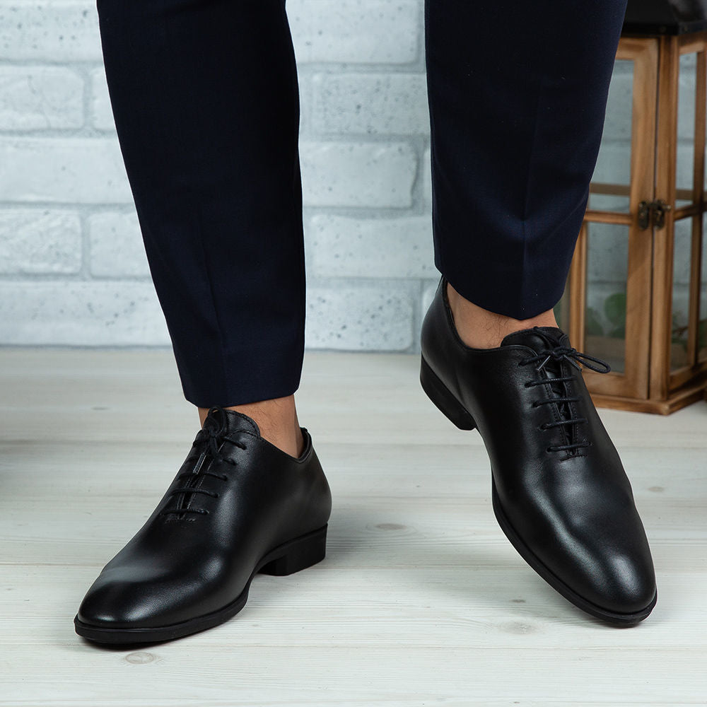 Pantofi Eleganti Barbati Din Piele Naturala O25 Negru