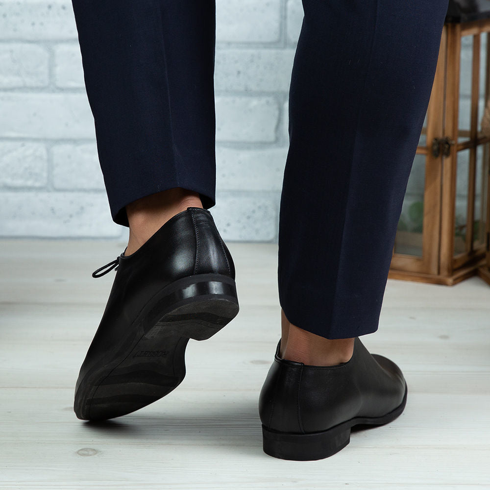 Pantofi Eleganti Barbati Din Piele Naturala O25 Negru