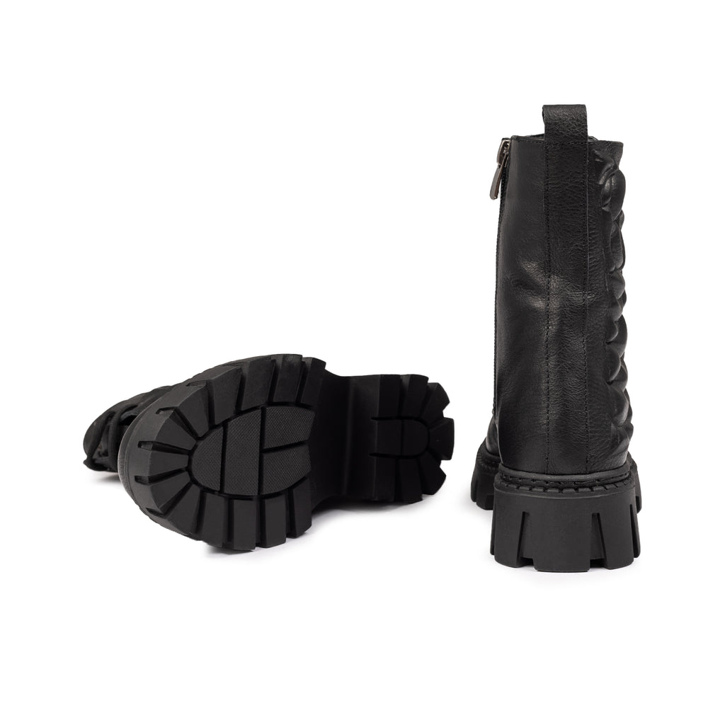 Ghete Copii Piele Naturala 926 Negru