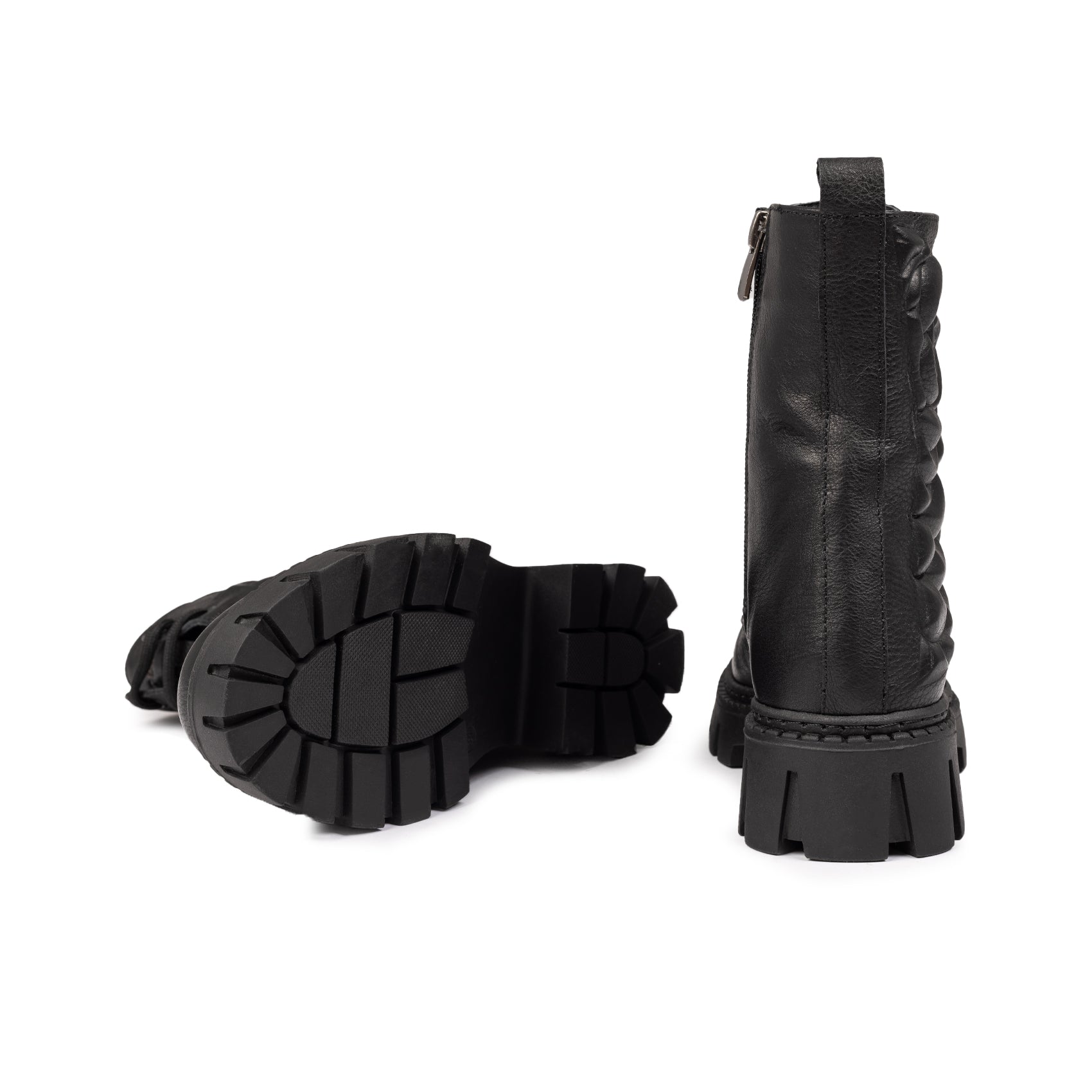 Ghete Copii Piele Naturala 926 Negru
