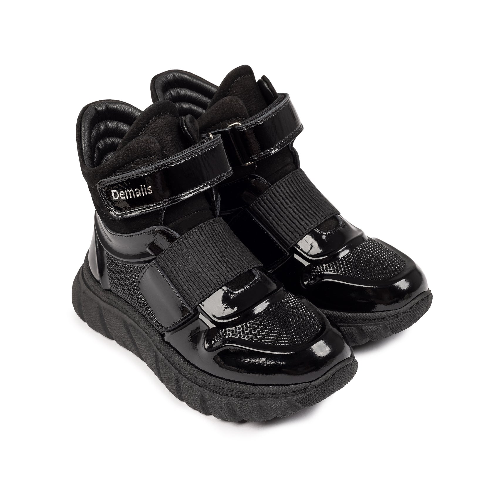 Ghete Copii Piele Naturala 860 Negru