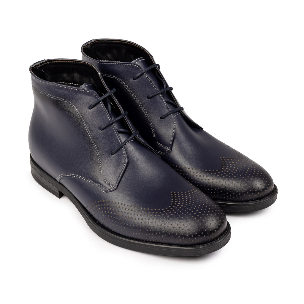Ghete Barbati Piele Naturala C402 Bluemaren