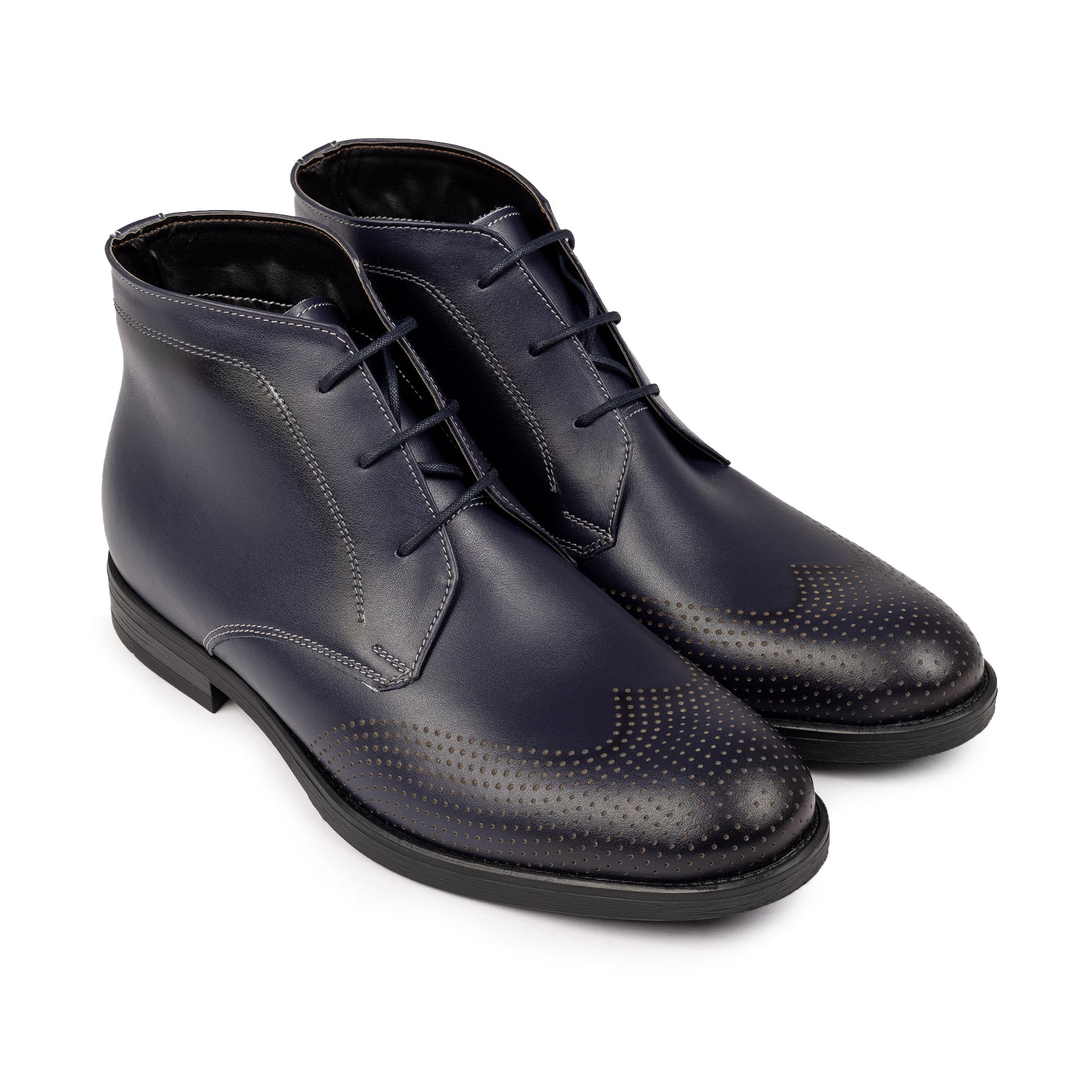 Ghete Barbati Piele Naturala C402 Bluemaren