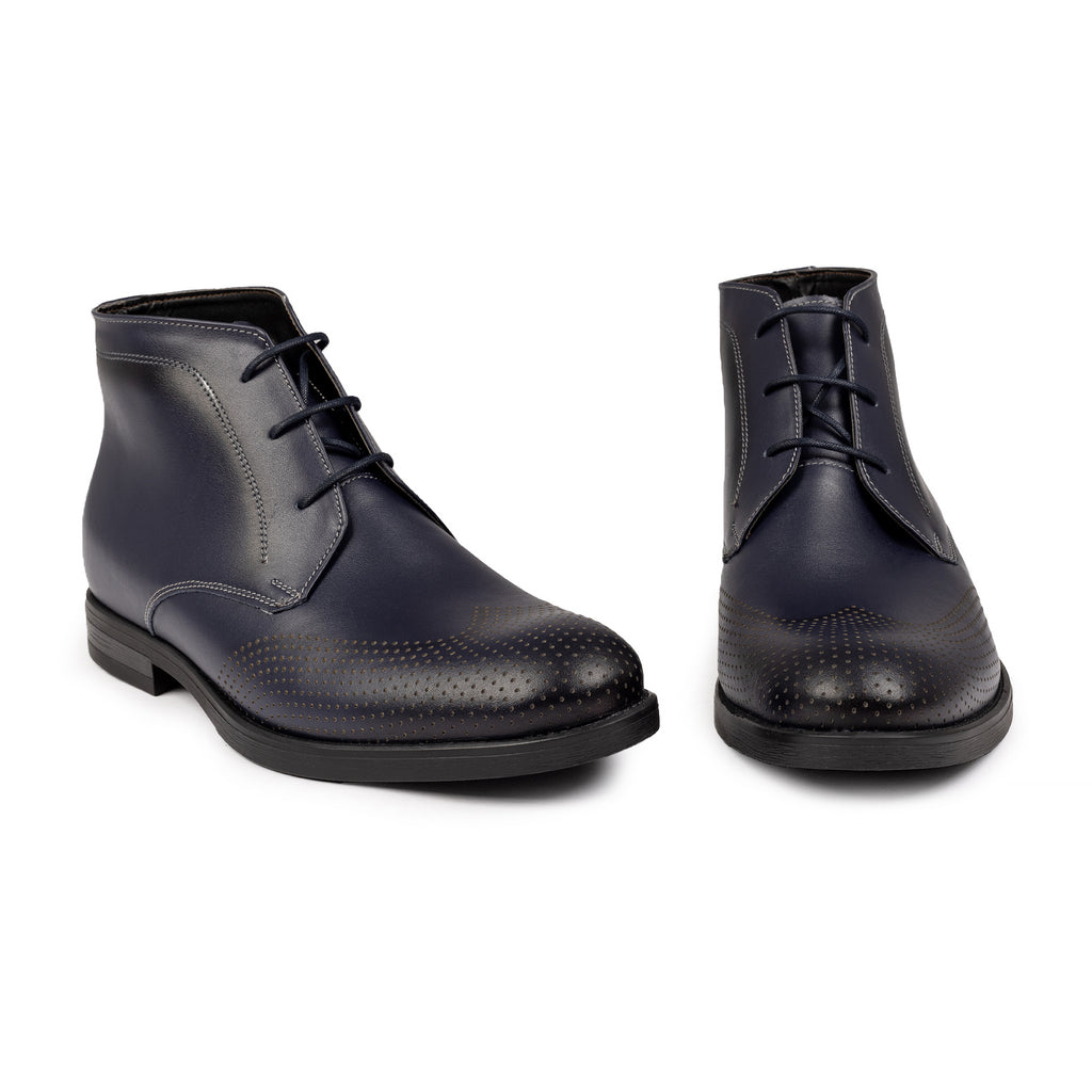 Ghete Barbati Piele Naturala C402 Bluemaren
