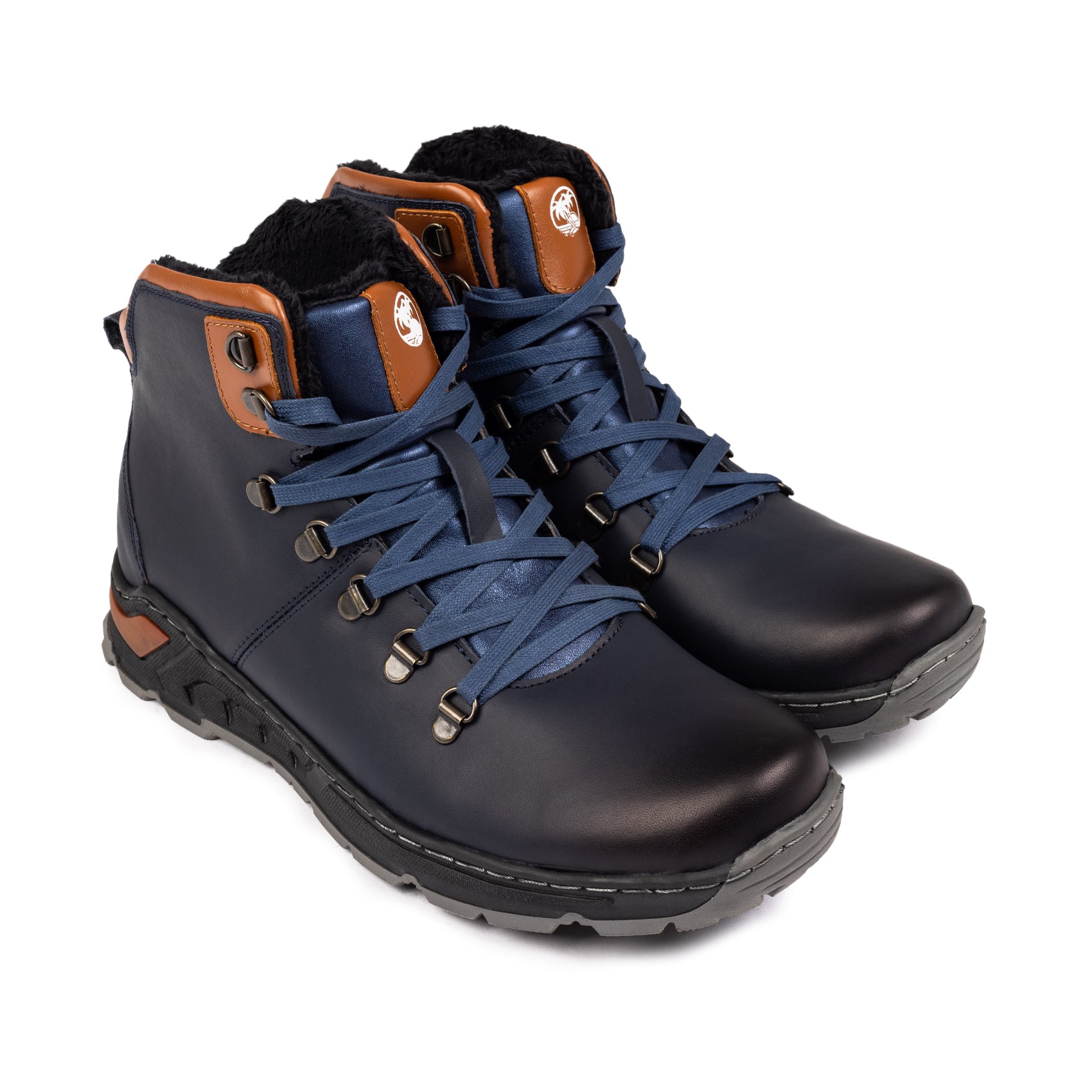 Ghete Barbati Piele Naturala C04 Blue