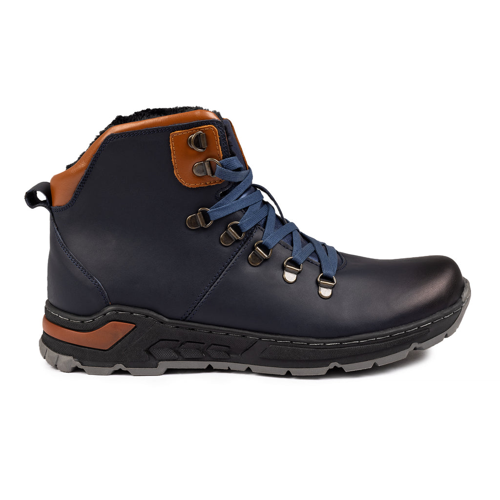 Ghete Barbati Piele Naturala C04 Blue