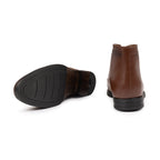 Ghete Barbati Piele Naturala C402 Maro