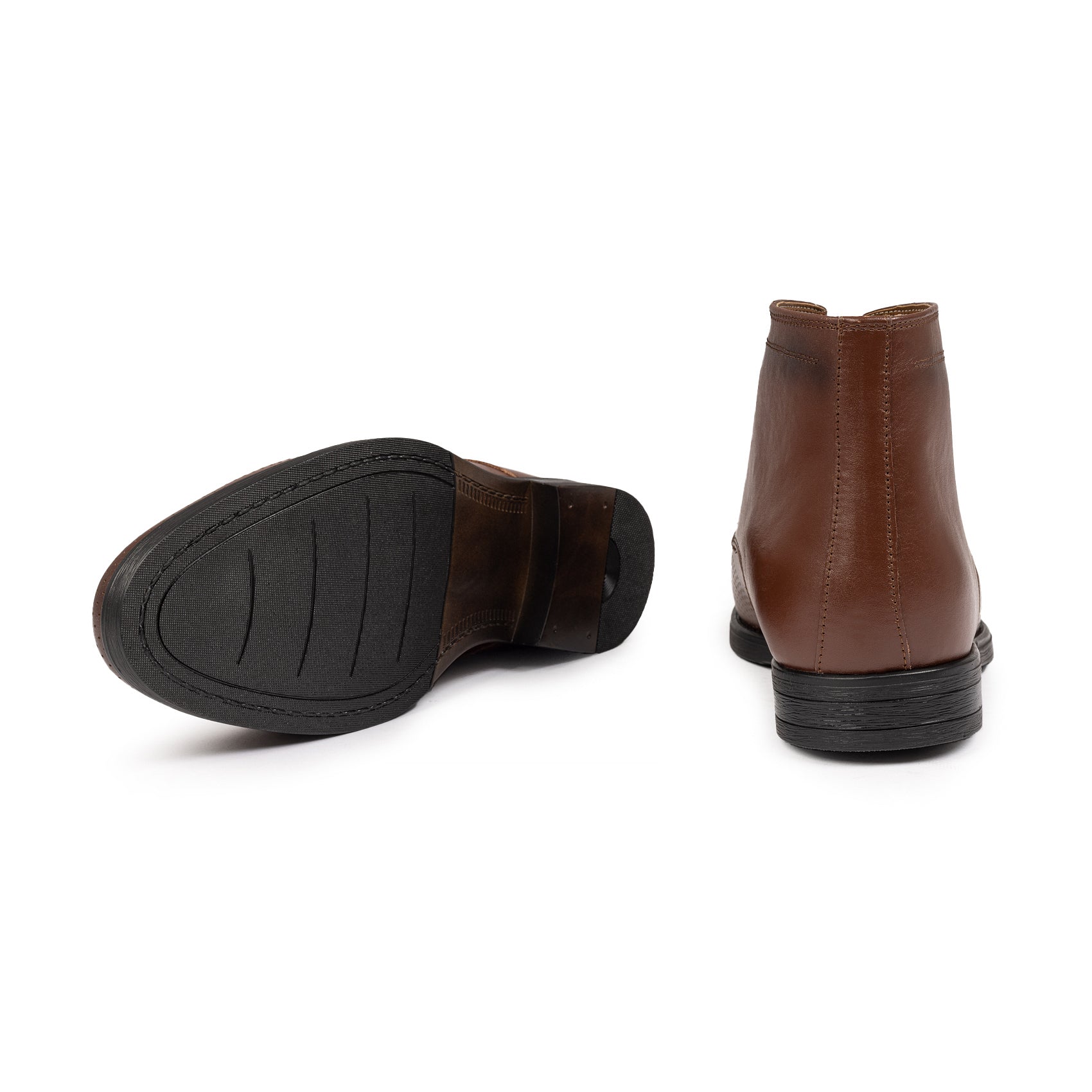 Ghete Barbati Piele Naturala C402 Maro