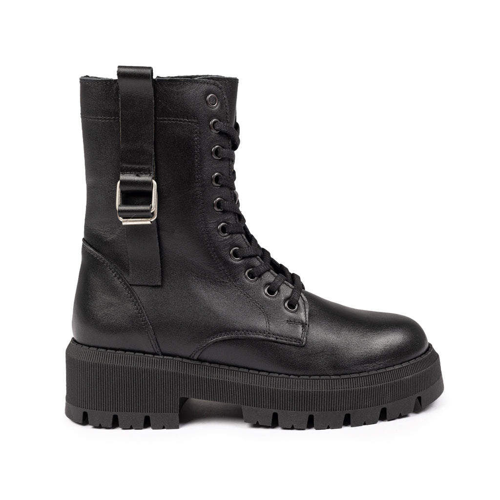 Ghete Dama Piele Naturala 710 Negru