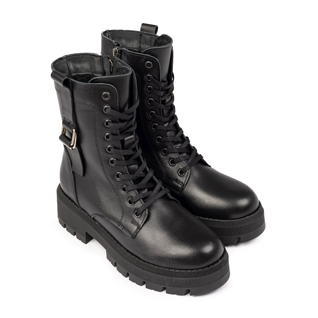Ghete Dama Piele Naturala 710 Negru
