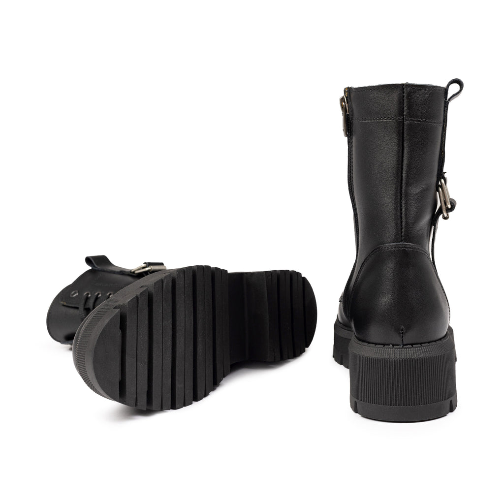 Ghete Dama Piele Naturala 710 Negru
