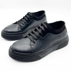 Pantofi Sport Barbati Piele Naturala C06 Negru