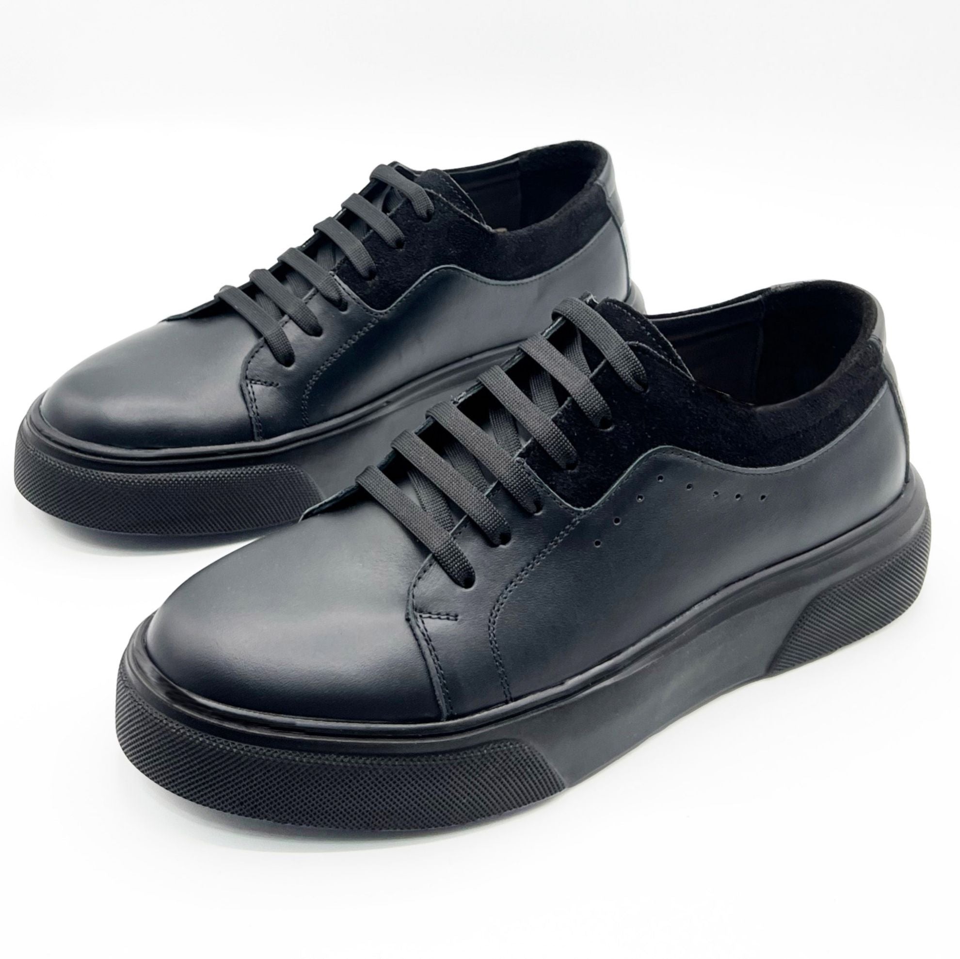 Pantofi Sport Barbati Piele Naturala C06 Negru