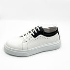 Pantofi Sport Barbati Piele Naturala C06 Alb