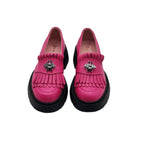 Mocasini Dama Culoare Magenta Tn Din Piele Naturala Cod 131