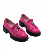 Mocasini Dama Culoare Magenta Tn Din Piele Naturala Cod 131