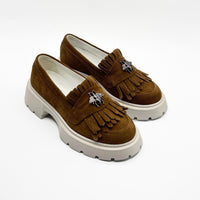 Mocasini Dama Maro Din Piele Naturala Intoarsa Velur 131 Ta