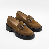 Mocasini Dama Maro Din Piele Naturala Intoarsa Cu Talpa Groasa F Usoara Tn Cod 132