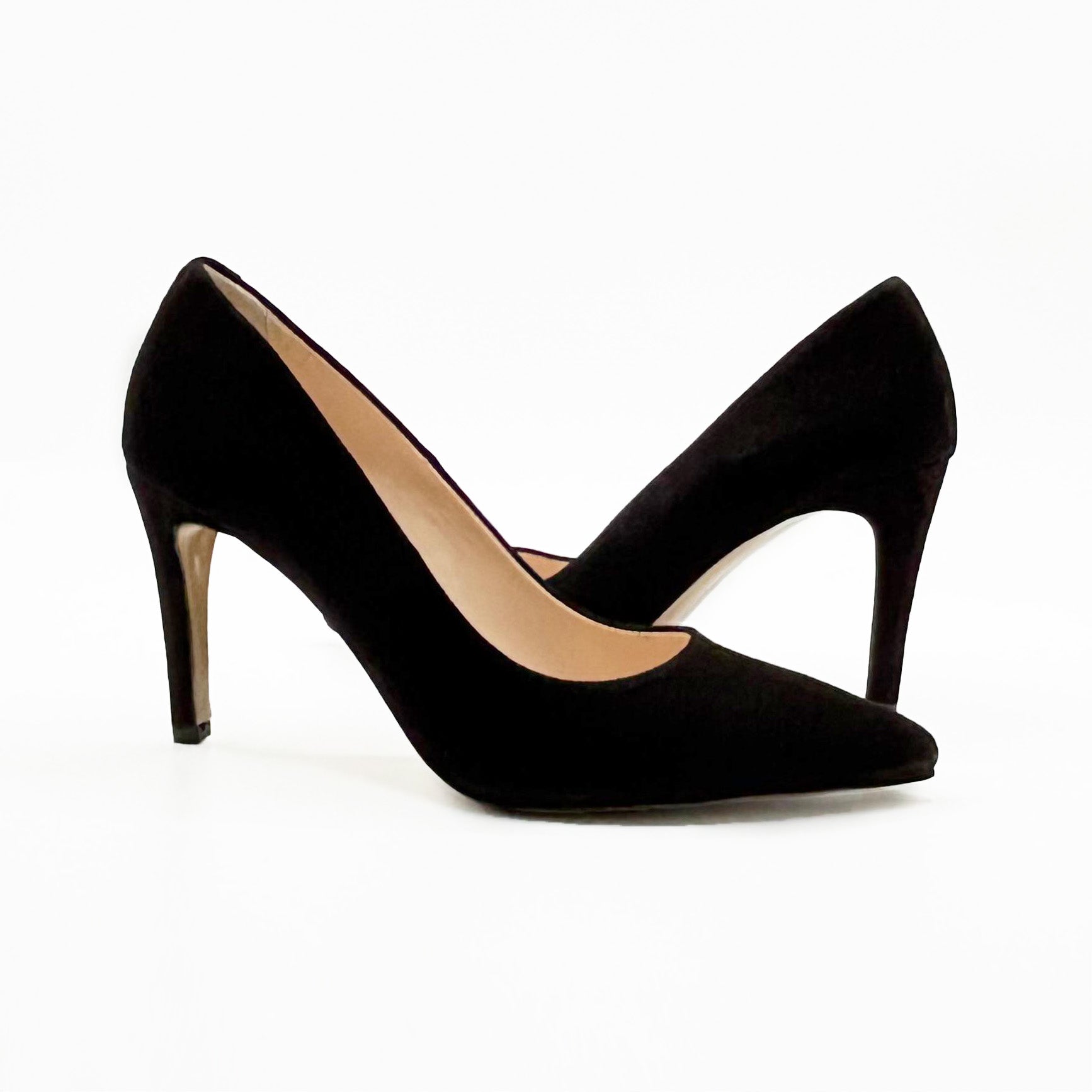 Pantofi 1617 Negru Camoscio Velur
