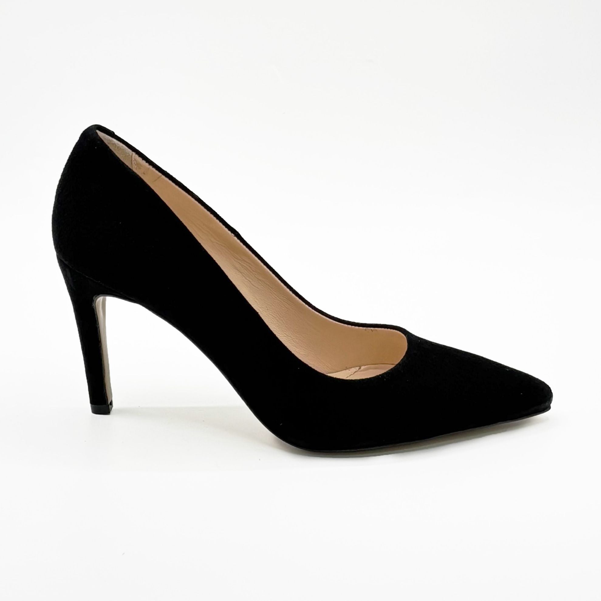 Pantofi 1617 Negru Camoscio Velur
