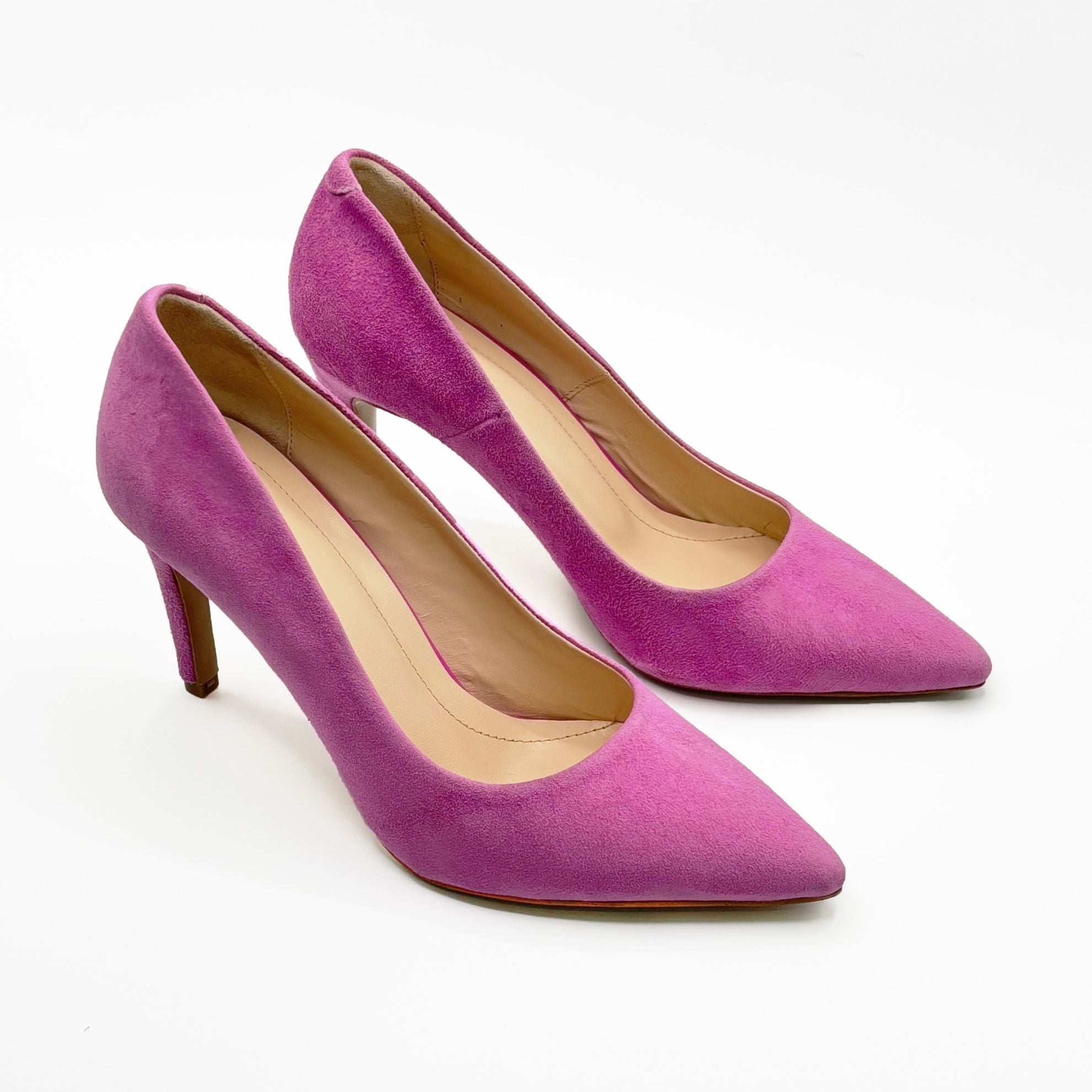 Pantofi 1617 Roz Velur
