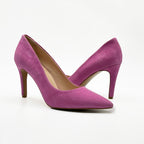 Pantofi 1617 Roz Velur