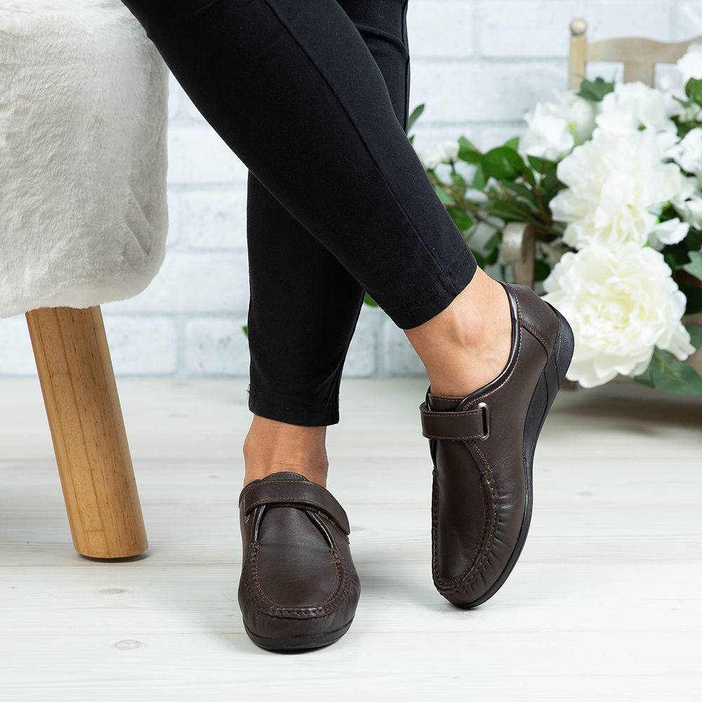 Pantofi Dama Piele Naturala 140 Maro