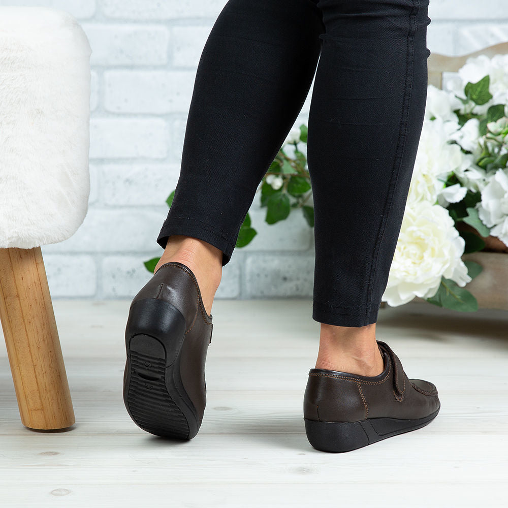 Pantofi Dama Piele Naturala 140 Maro